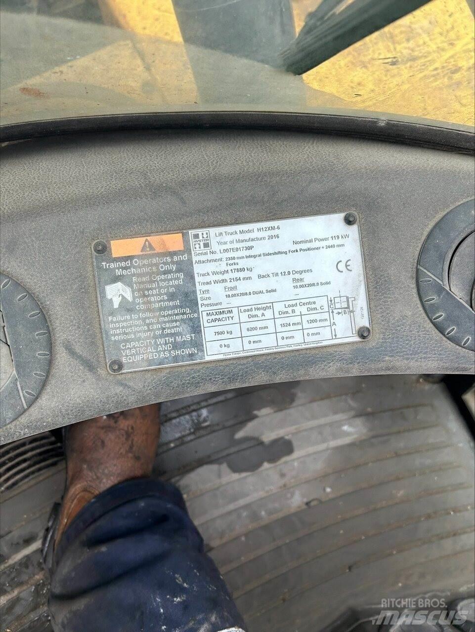 Hyster H12.00XM6 柴油叉车