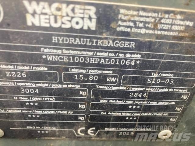 Wacker EZ26 小型挖掘机
