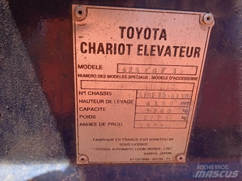 Toyota 42-5FGF15 天然气叉车