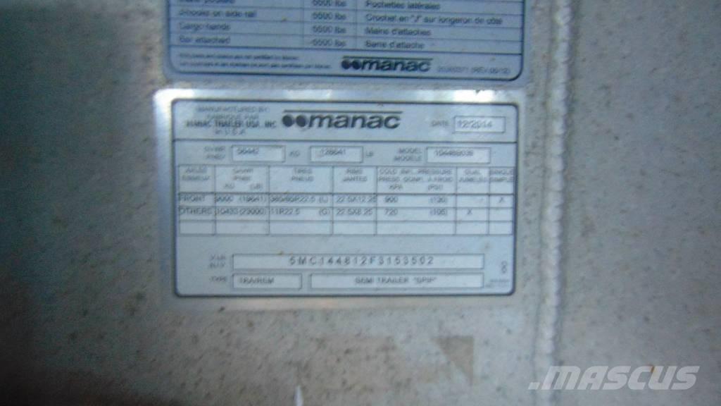 Manac Flatbed 自卸半挂车