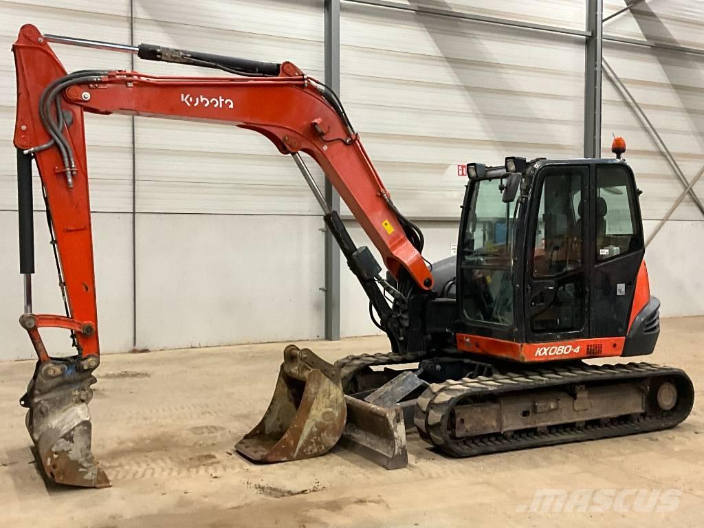 Kubota KX 080-4 中型挖掘机