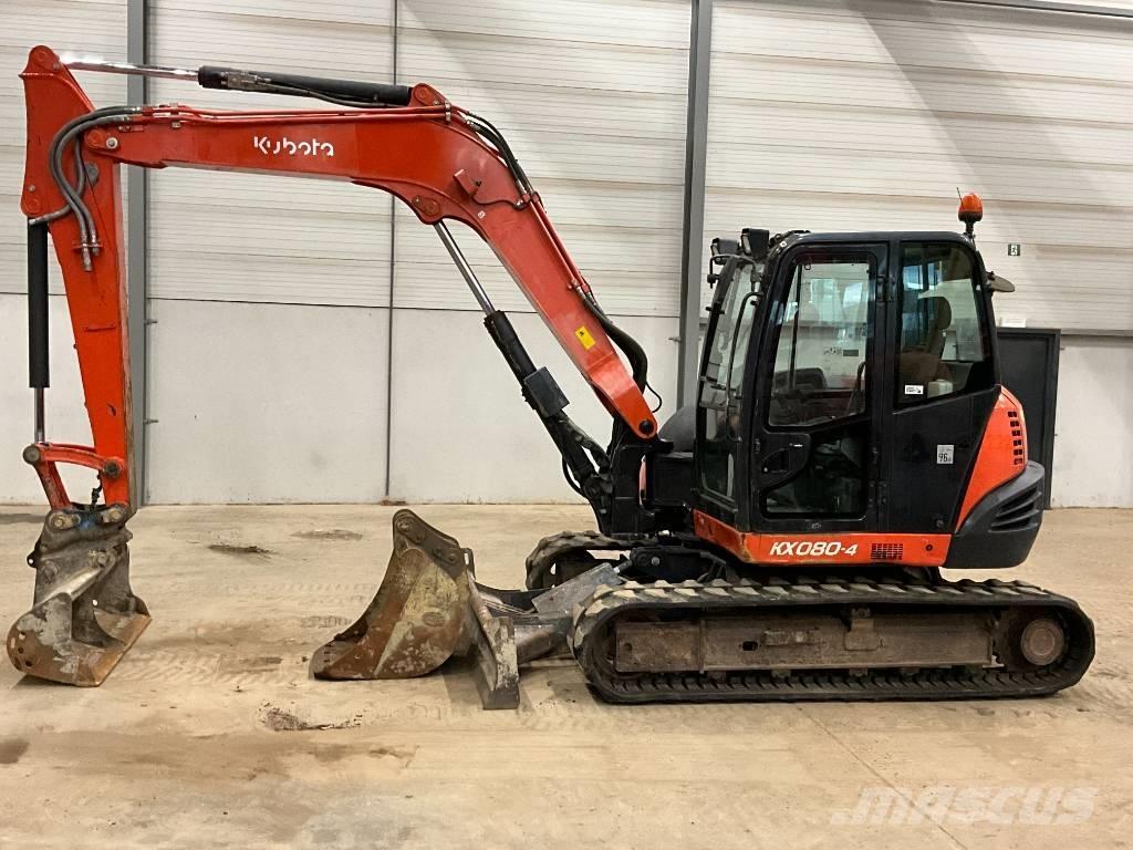 Kubota KX 080-4 中型挖掘机