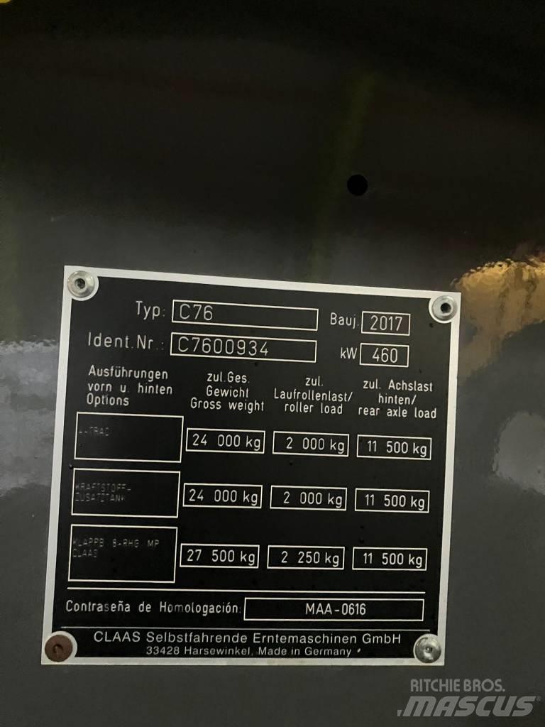 CLAAS LEXION 780 TT 联合收割机