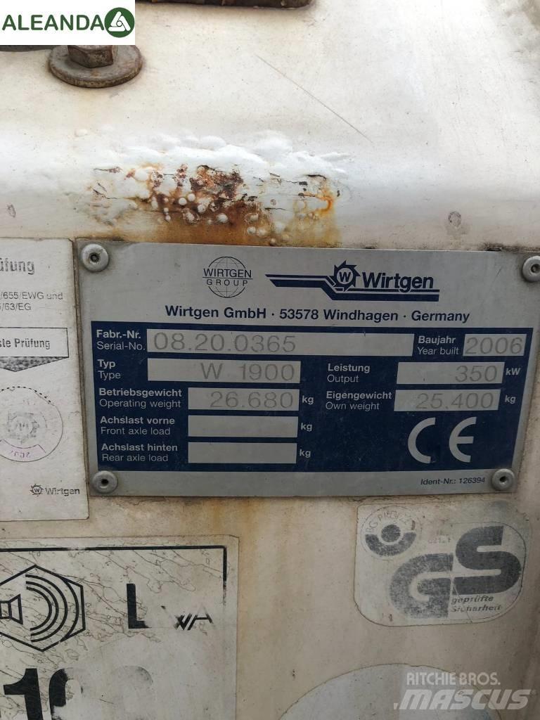 Wirtgen W1900 沥青路面铣刨机|铣刨机