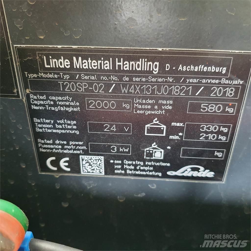 Linde T20SP kurz 手摇升降机