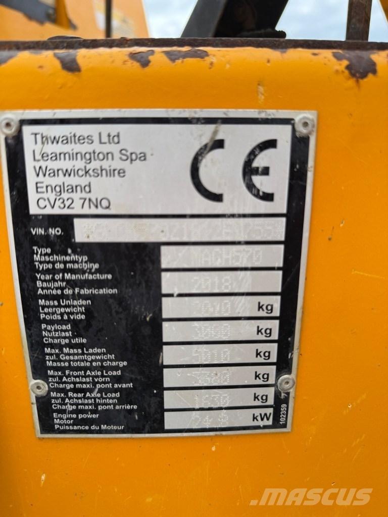 Thwaites 3 ton 翻斗车\公路型自卸车
