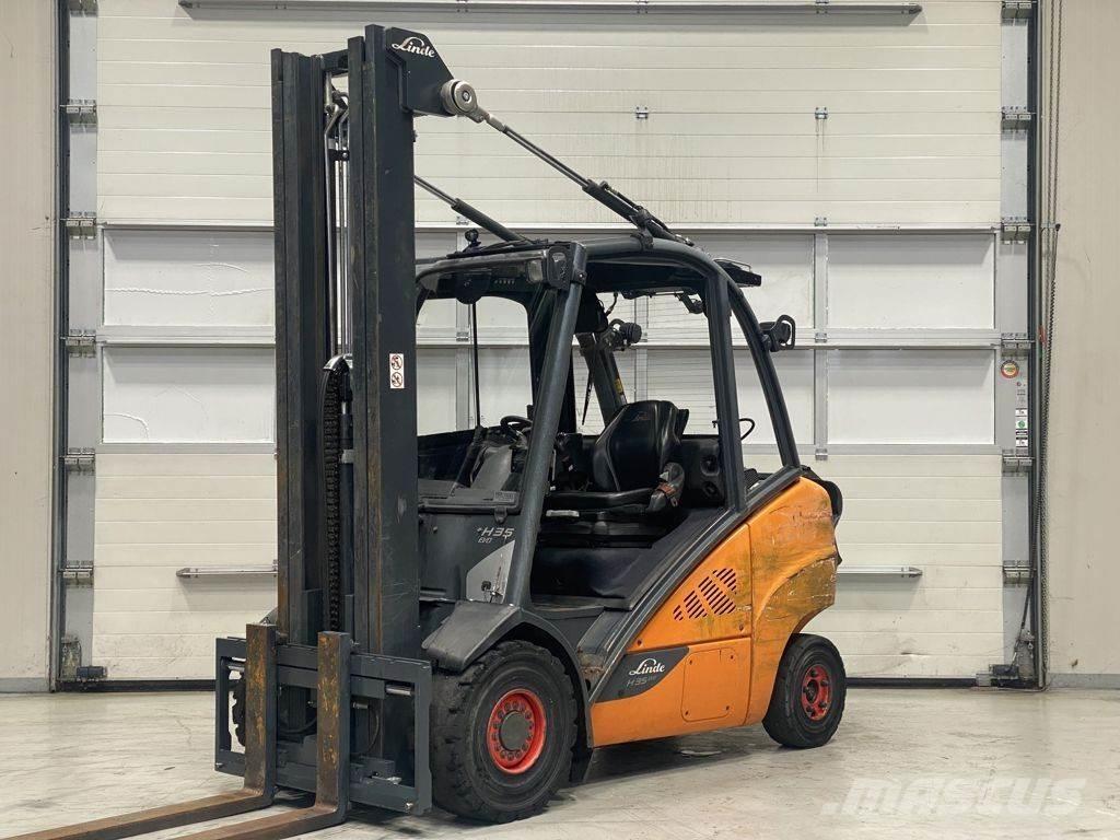 Linde H35T-02 天然气叉车
