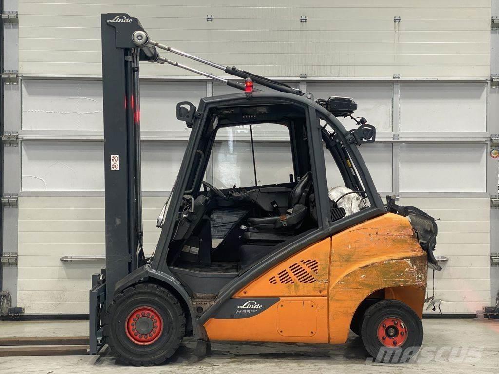Linde H35T-02 天然气叉车