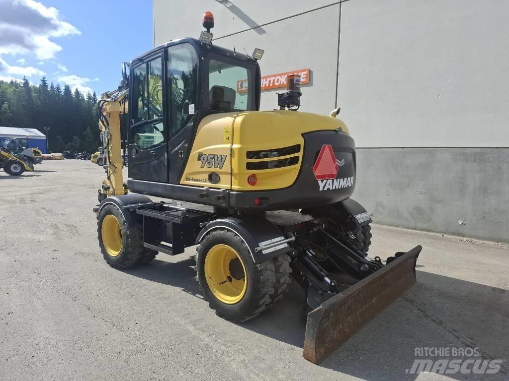 Yanmar B 95 W 轮式挖掘机