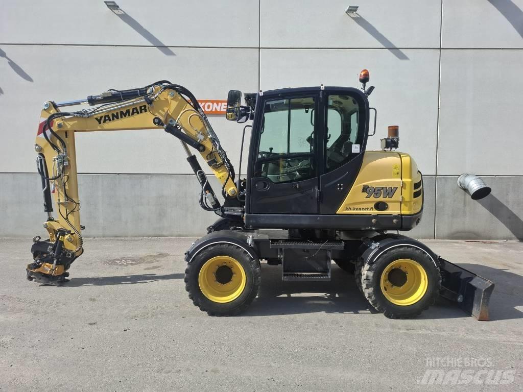 Yanmar B 95 W 轮式挖掘机
