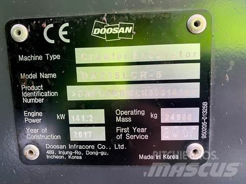 Doosan DX235LCR-5 履带挖掘机