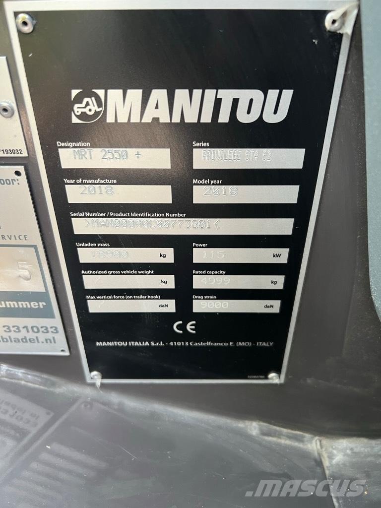Manitou Mrt 2550 伸缩臂叉装车|叉装车