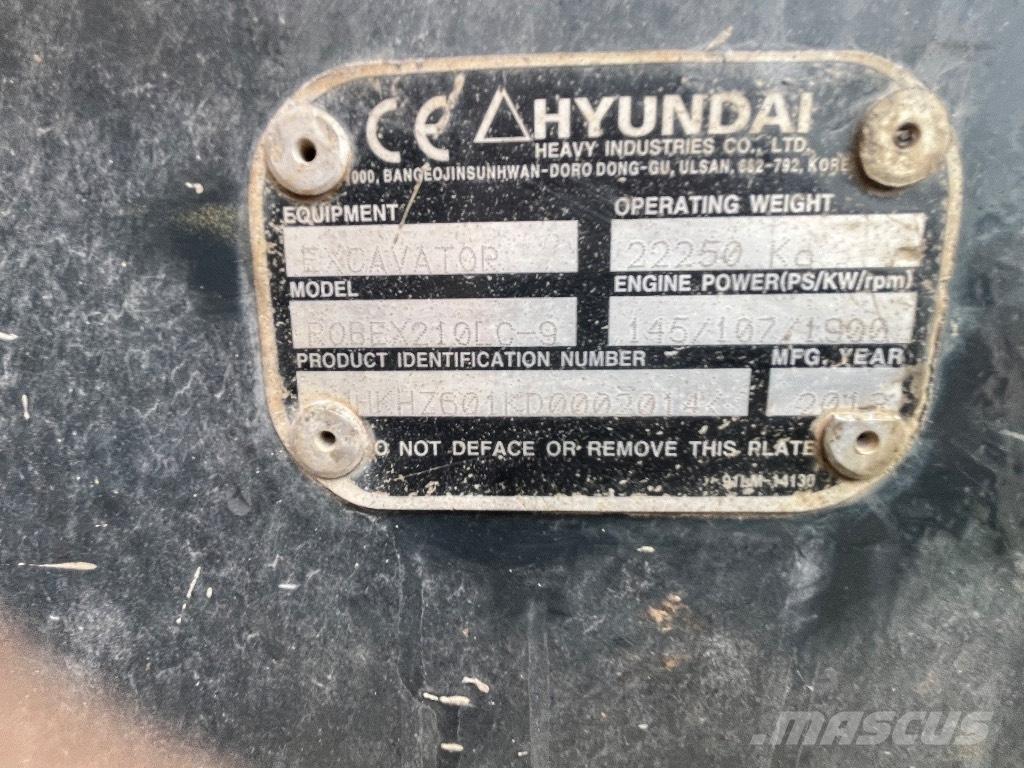 Hyundai 210-9 履带挖掘机
