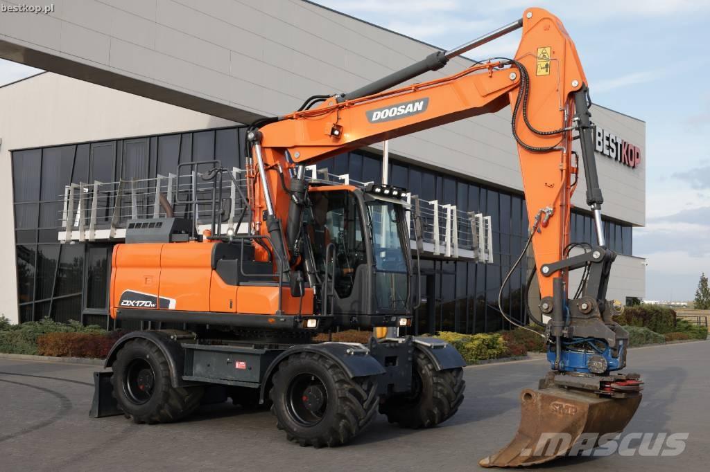 Doosan DX170W-5 轮式挖掘机