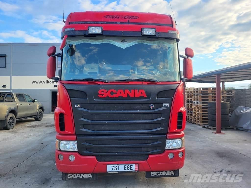 Scania G420 LB 6X2 平板栏板货车