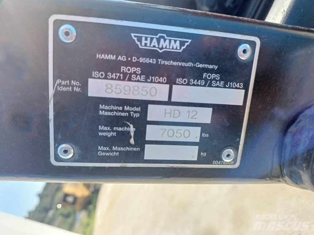 Hamm HD 12 双轮压路机