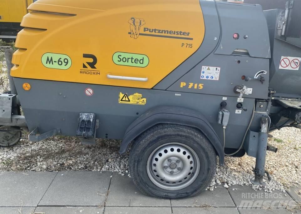 Putzmeister P 715 TD 混凝土输送泵|布料机