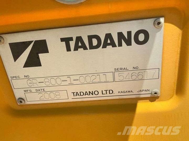 Tadano GR 800 XL-1 越野轮胎起重机︳越野吊︳越野起重机︳移动式起重机