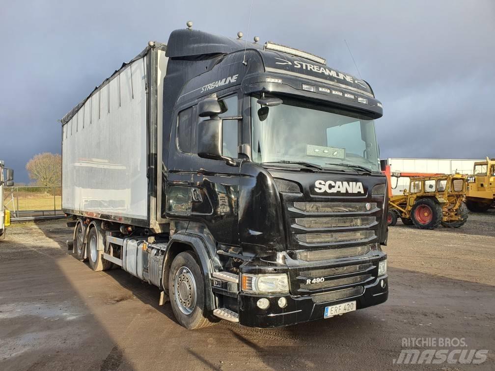 Scania R 490 碎木车