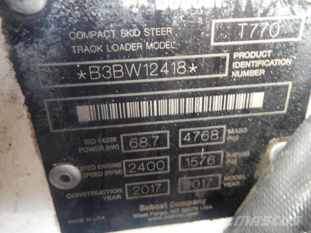 Bobcat T 770 履带式装载机