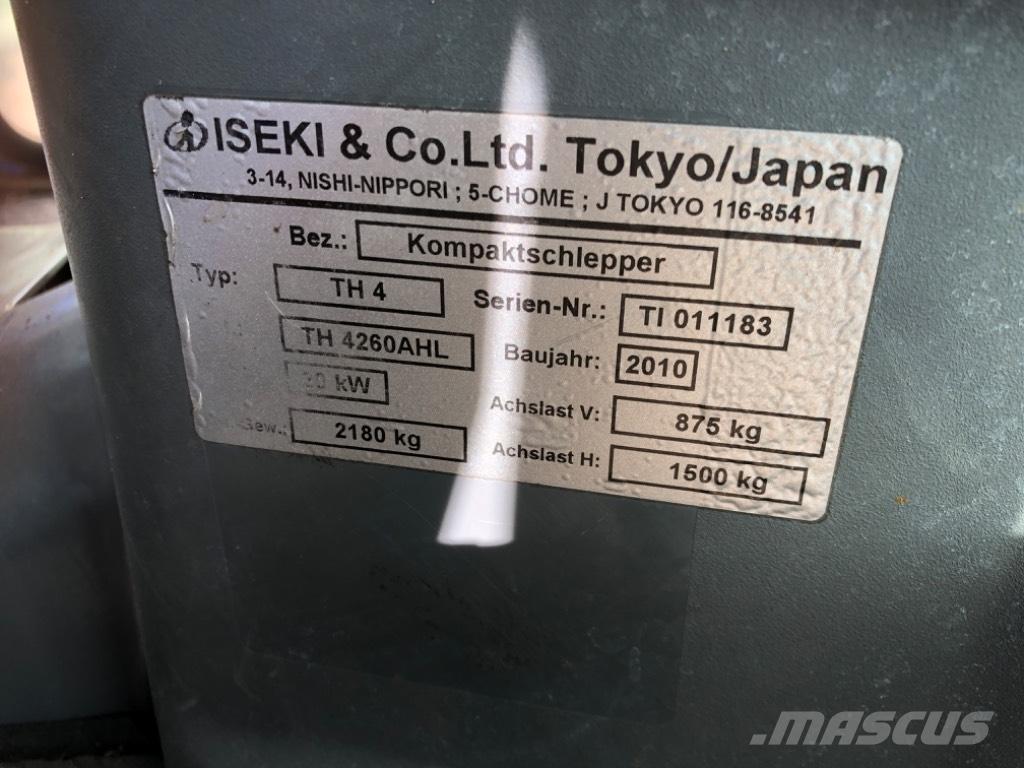 Iseki TH 4260 AHL 小型拖拉机