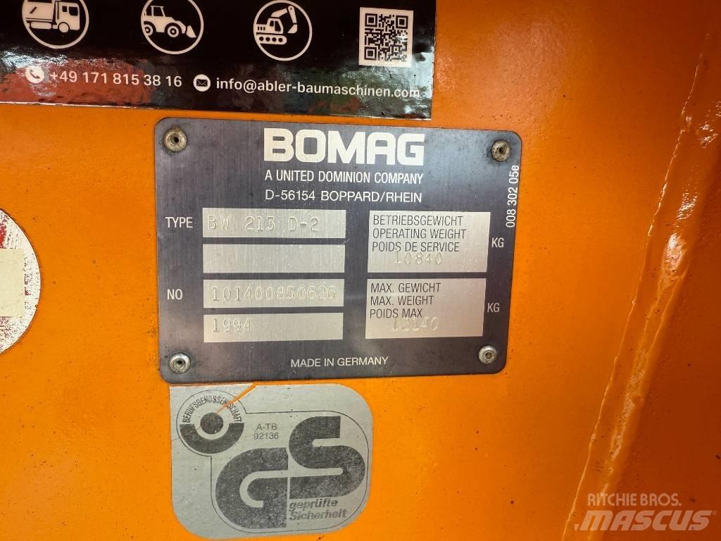 Bomag BW 213 D-2 单轮压路机