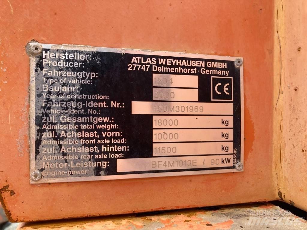 Atlas 1504 轮式挖掘机