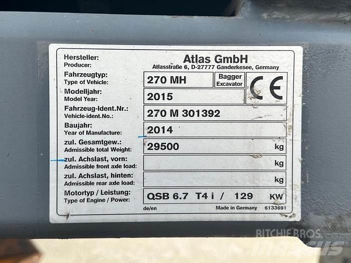 Atlas 270MH 工业挖掘机