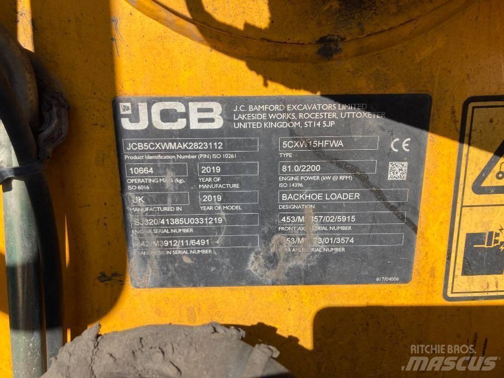 JCB 5 CX Wastemaster 反铲装载机