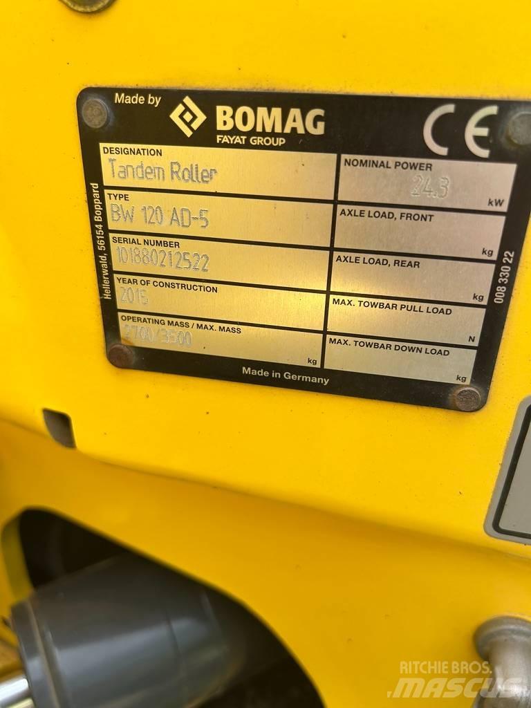 Bomag BW 120 AD-5 双轮压路机