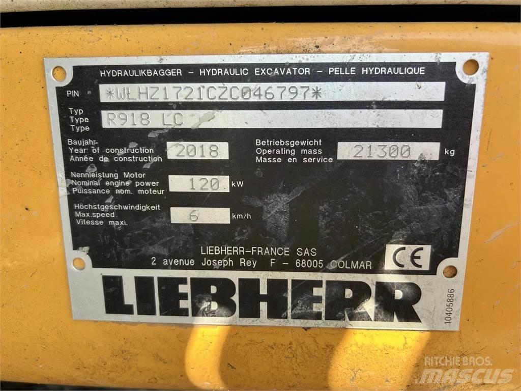 Liebherr R918 LC 履带挖掘机