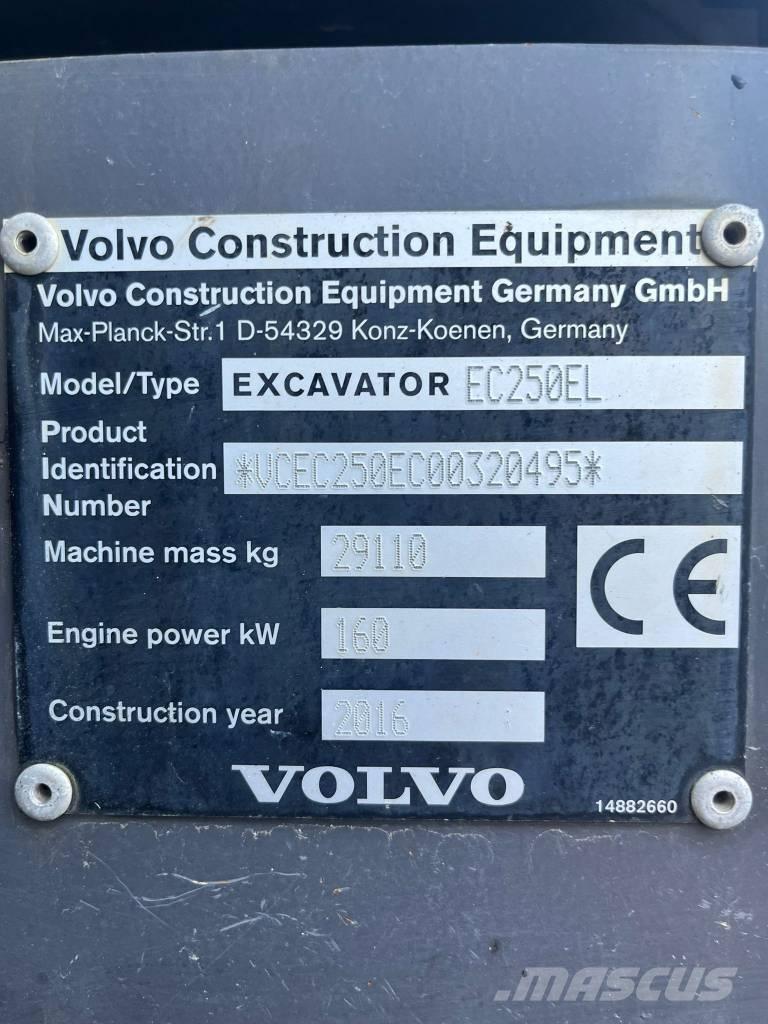 Volvo EC 250 E 履带挖掘机