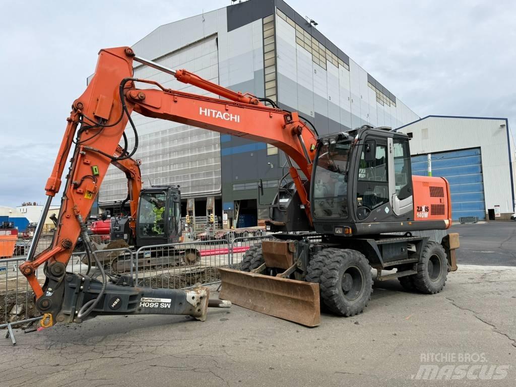 Hitachi ZX 140 W-3 轮式挖掘机