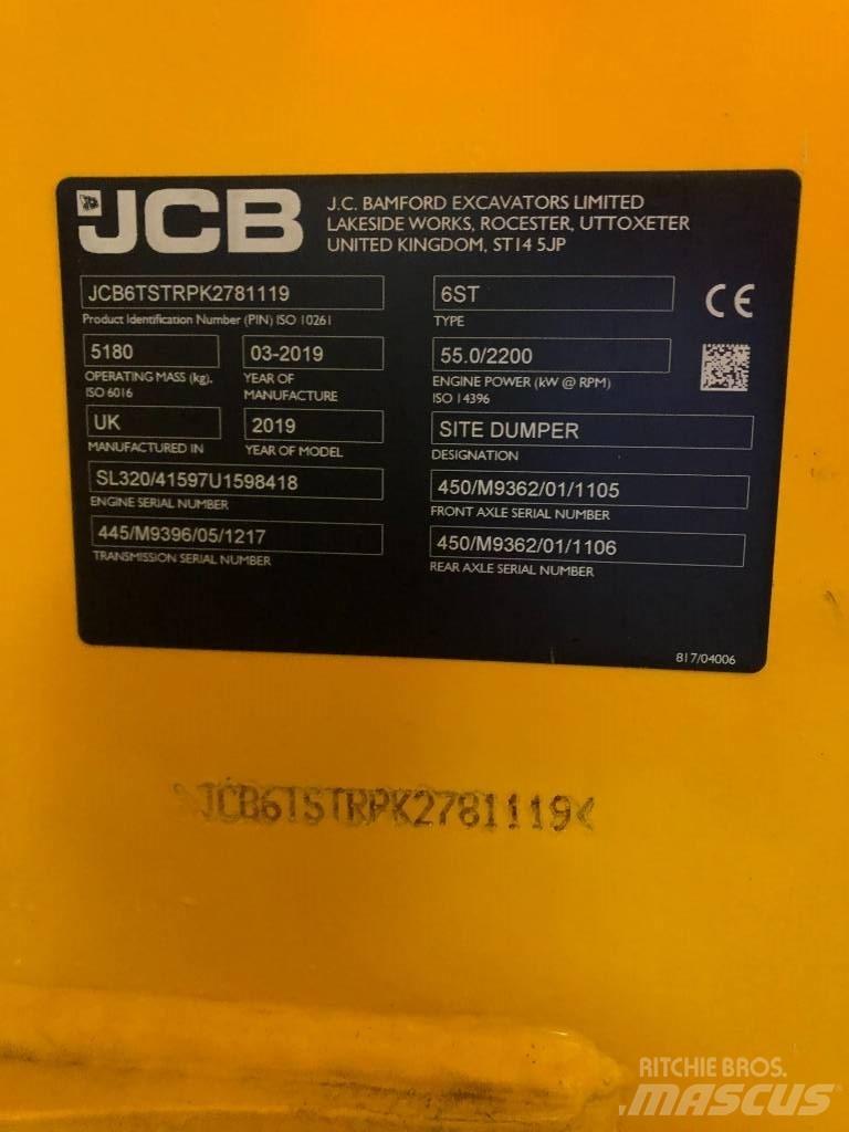 JCB 6 ST 翻斗车\公路型自卸车