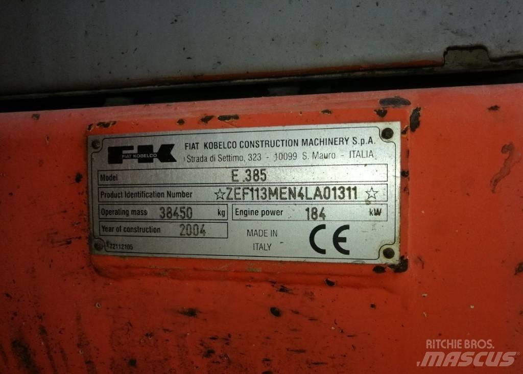 Fiat-Kobelco E385 履带挖掘机