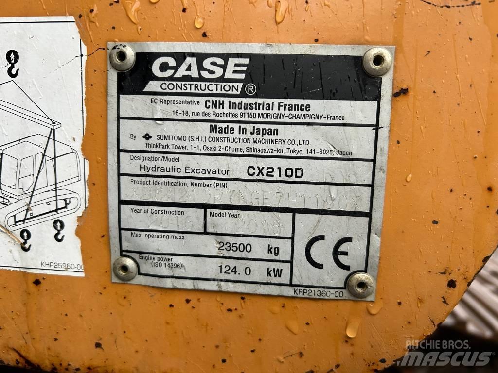 CASE CX 210 D 履带挖掘机