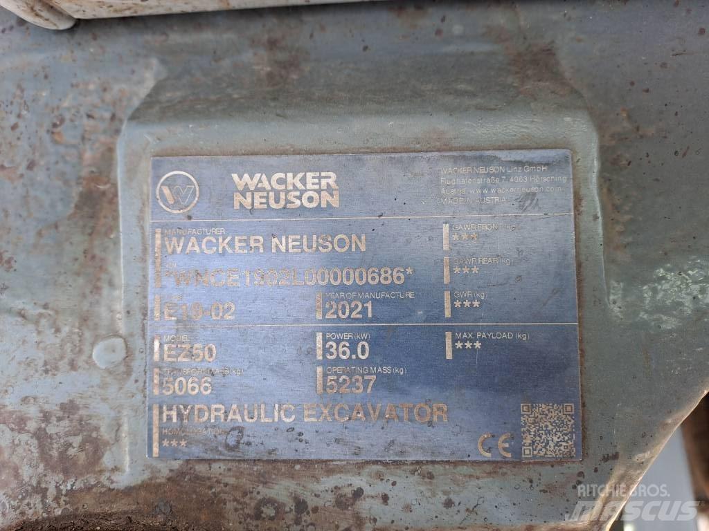 Wacker Neuson EZ50 履带挖掘机