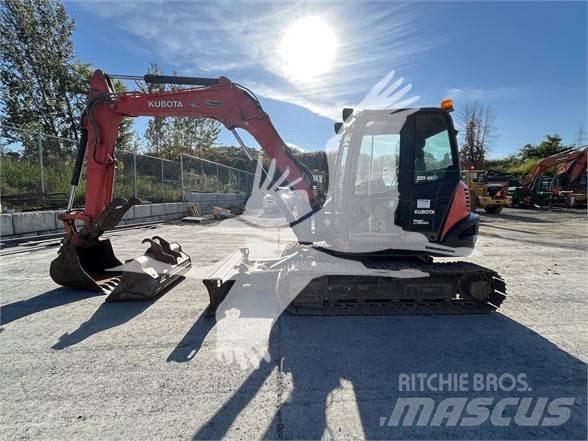 Kubota KX080-4 履带挖掘机