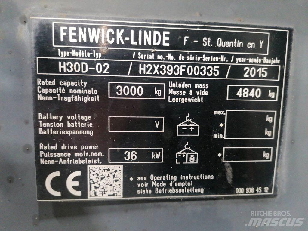 Linde H30D-02 柴油叉车