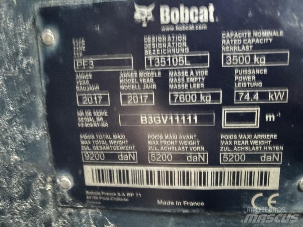 Bobcat T 35.105 L 伸缩臂叉装车|叉装车