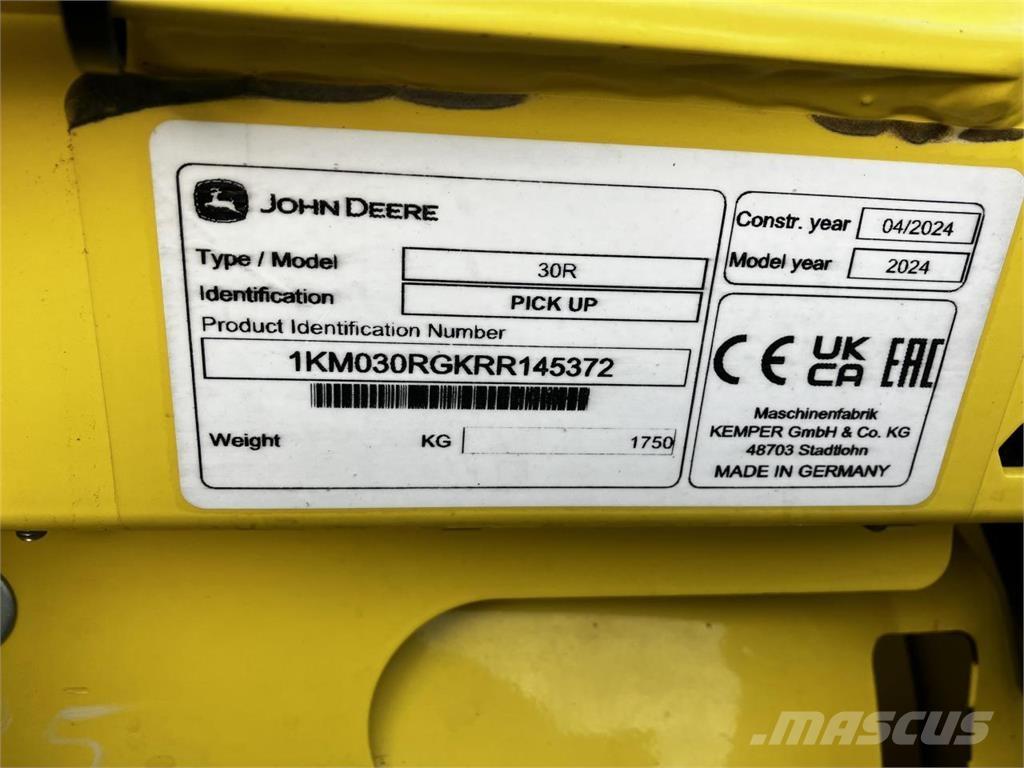 John Deere 30R 联合收割机配件