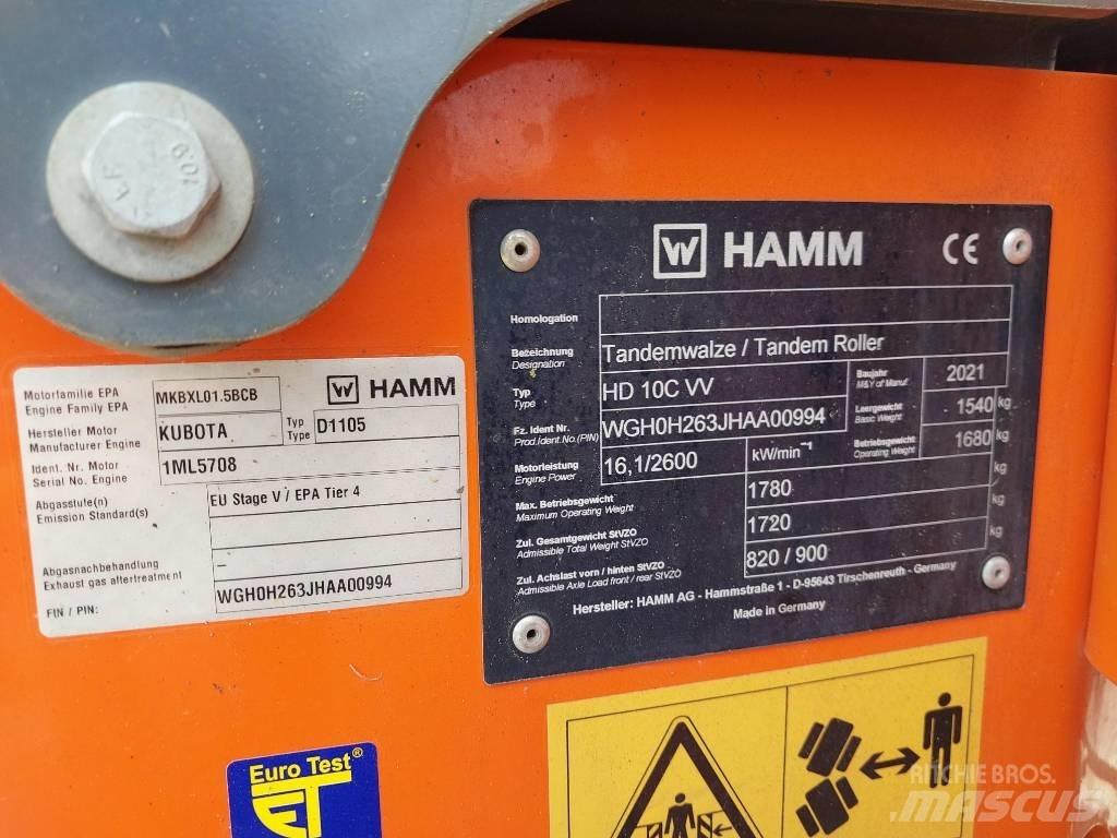 Hamm HD 10 C VV 平板夯