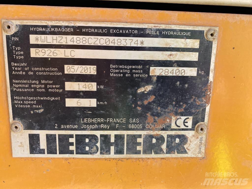 Liebherr R 926 履带挖掘机