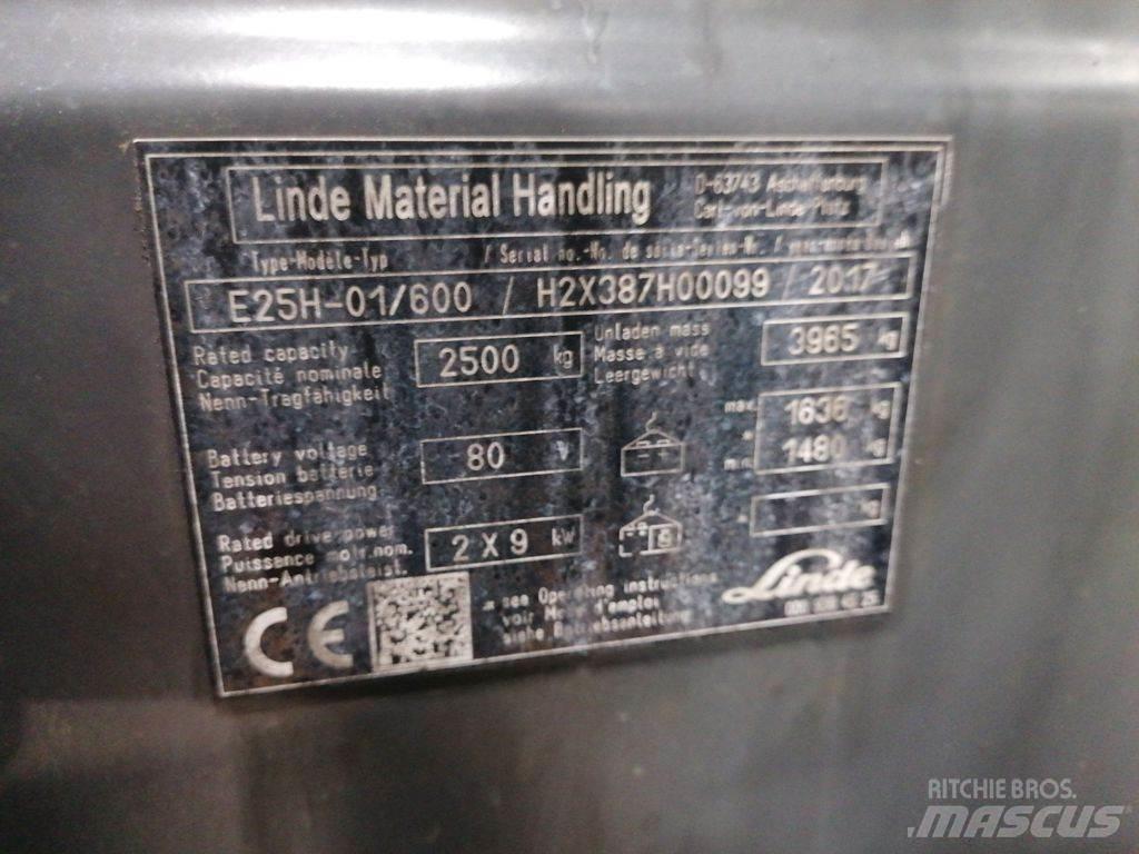Linde E25H-01/600 电动叉车