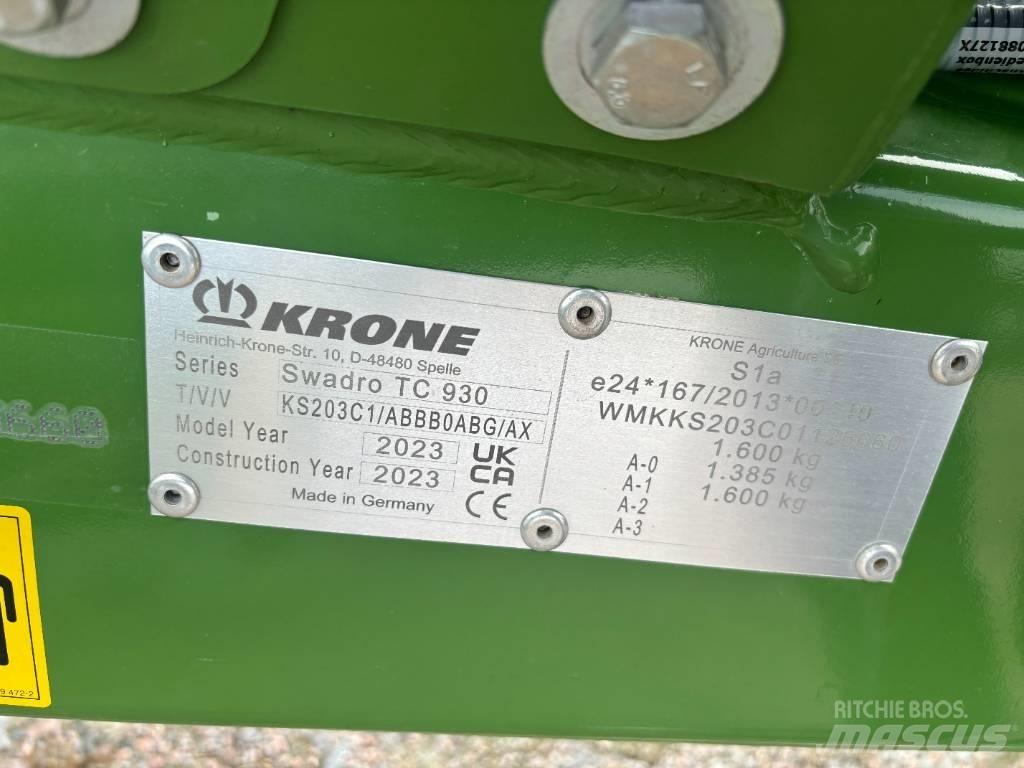 Krone Swadro TC 930 料堆整形机