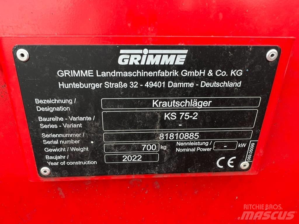 Grimme KS 75-2 茎秆切割机