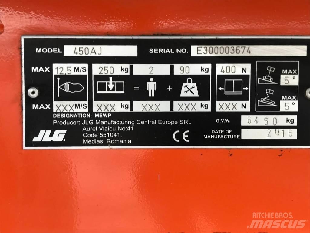 JLG 450 AJ 曲臂高空工作平台