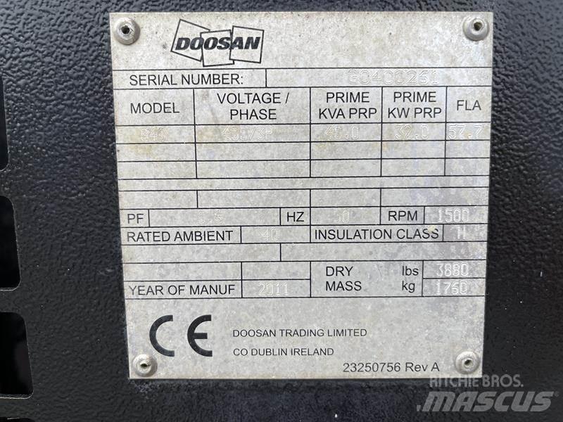 Doosan G 40 柴油发电机