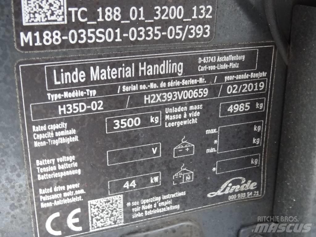 Linde H35D-02 柴油叉车