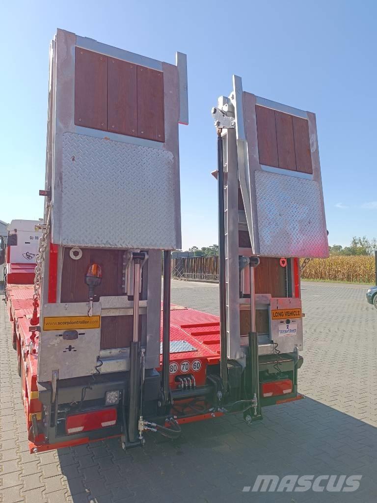  Scorpion 3 osie SAF 低平板半挂车